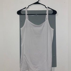 Casual white tank
